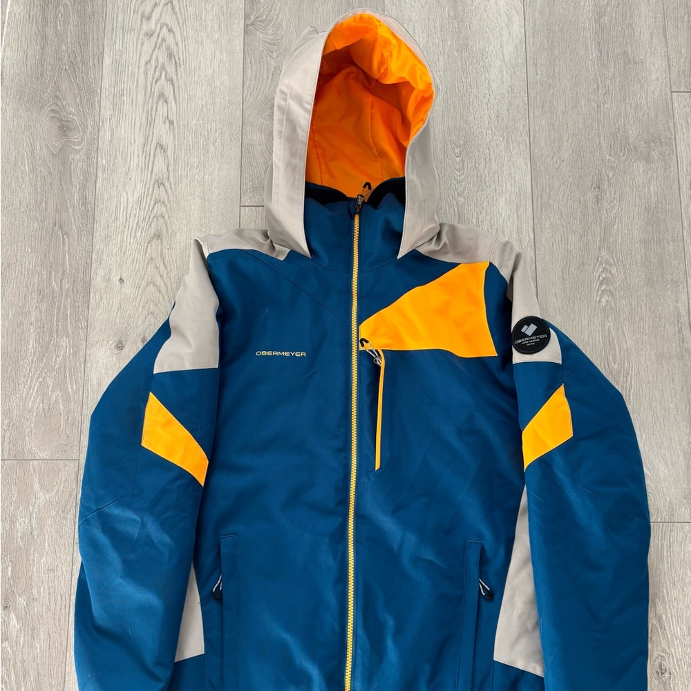 Obermeyer Blue and Orange Ski / Snowboard Jacket